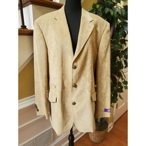 Empra Sport Coat Mens Size 2XL 44 Khaki Gold NEW